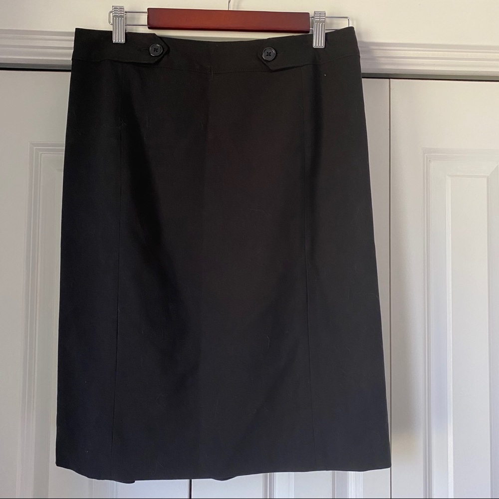 Black knee length skirt by Joe Fresh